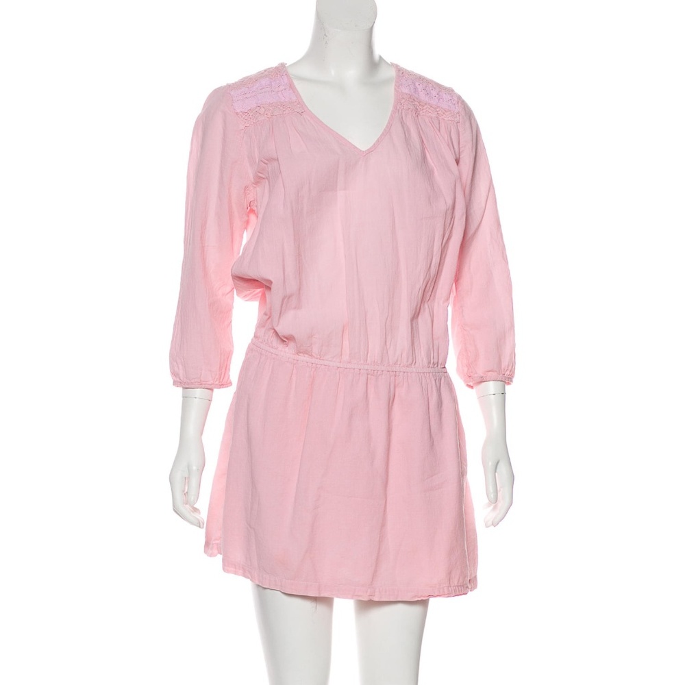 Current/Elliot l Pink Longsleeve Mini Dress